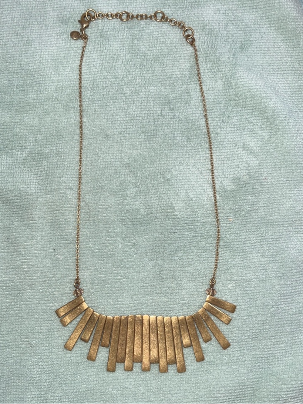 J.Crew Tone Bar Fringe Necklace - Women Jewelry